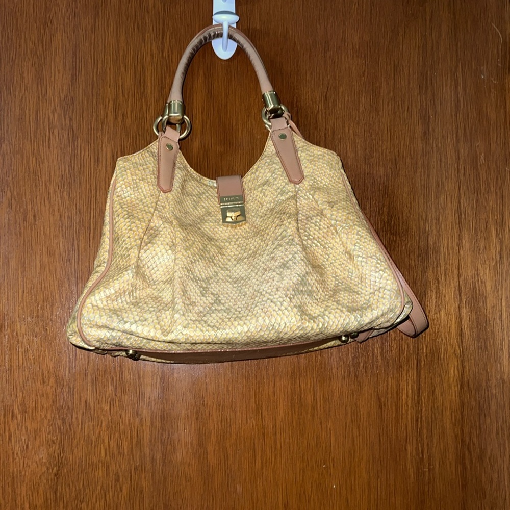 Snake Print Brahim Bag